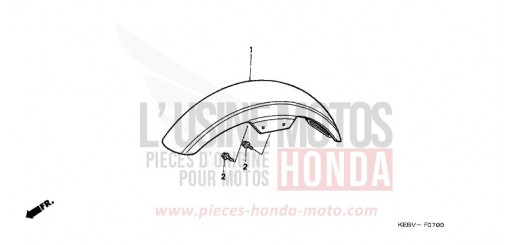 FRONT FENDER CA125V de 1997